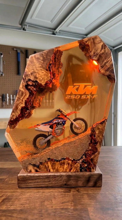 Handmade Dirt Bike Resin Lamps™