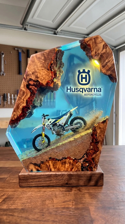 Handmade Dirt Bike Resin Lamps™