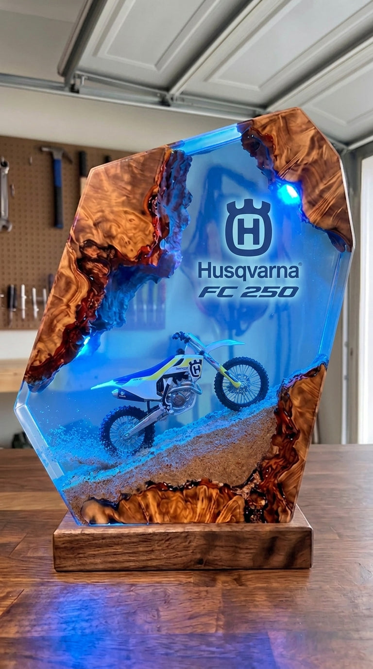 Handmade Dirt Bike Resin Lamps™