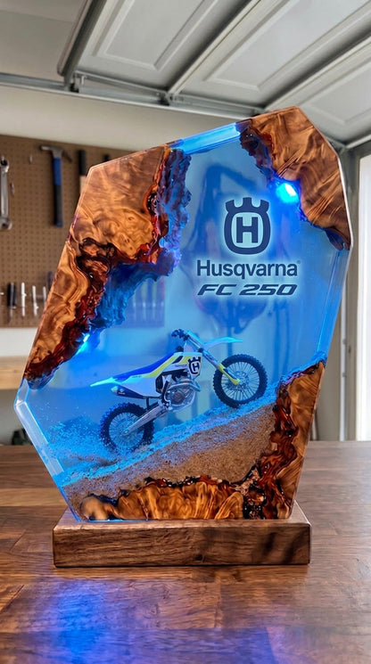Handmade Dirt Bike Resin Lamps™