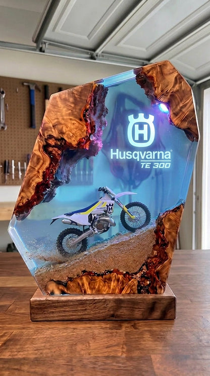 Handmade Dirt Bike Resin Lamps™
