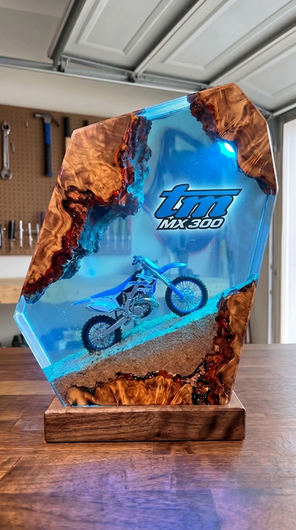 Handmade Dirt Bike Resin Lamps™