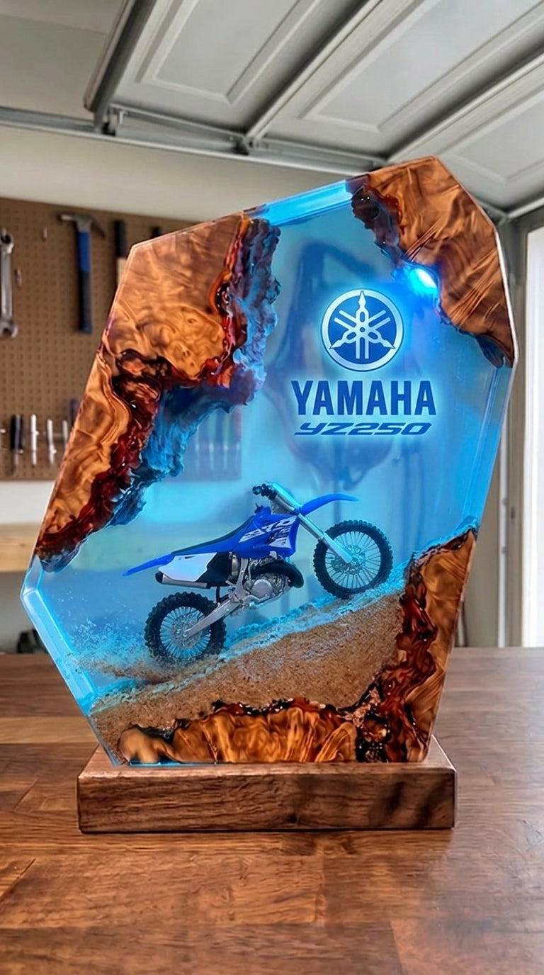 Handmade Dirt Bike Resin Lamps™