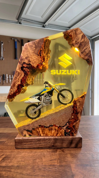 Handmade Dirt Bike Resin Lamps™